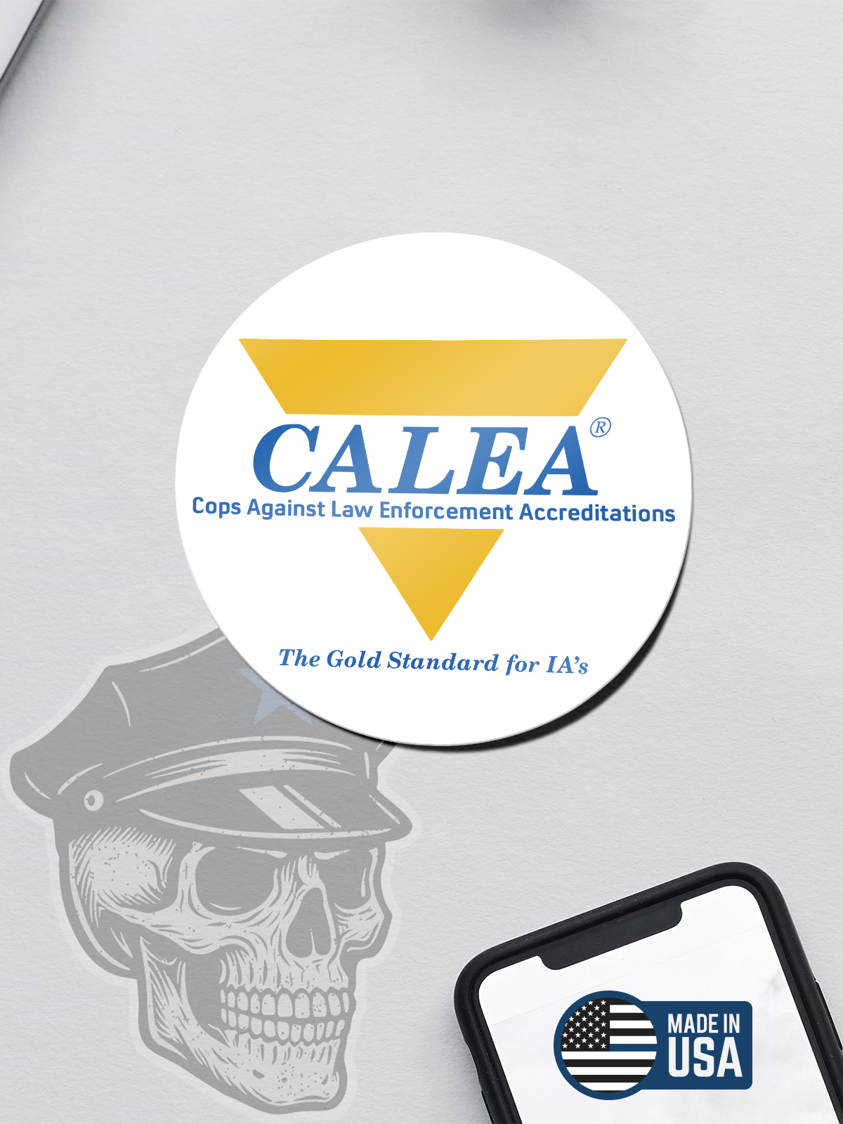 Cops Against Law Enforcement Accreditations (CALEA) Sticker
